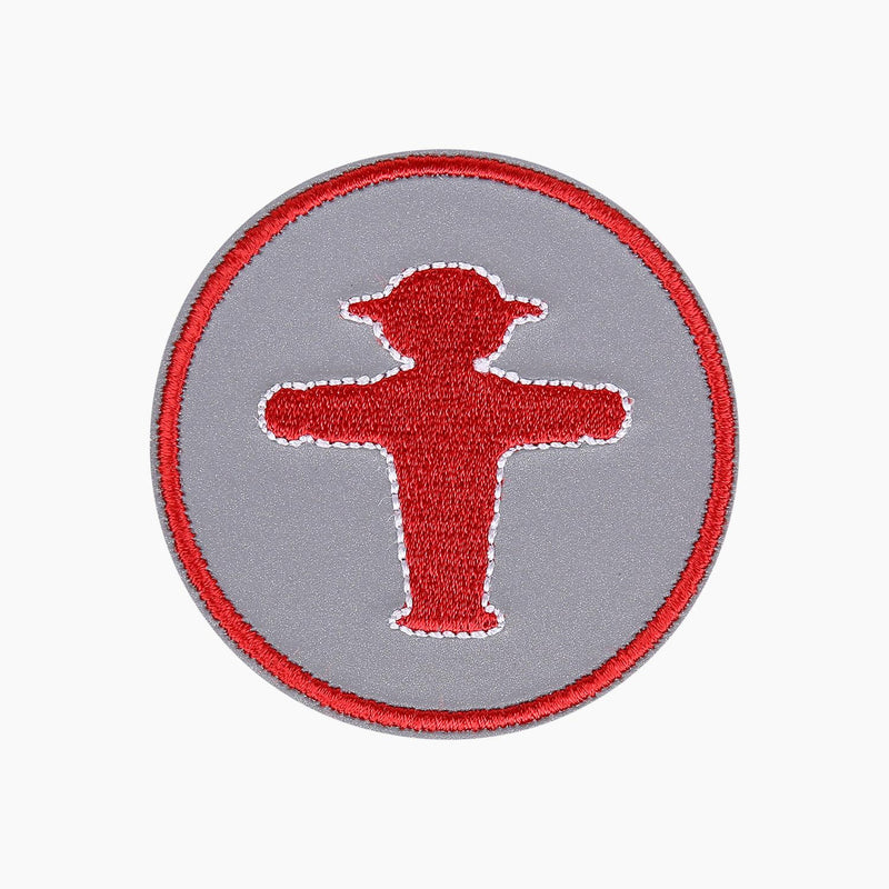 Ampelmann-PATCHOPBOY-Sticker-Patch-rund-reflektierend-Steher-zum-Aufkleben-und-Aufbügeln