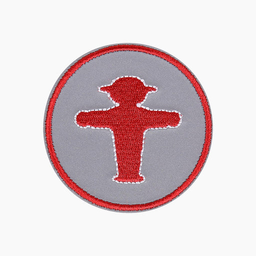 Ampelmann-PATCHOPBOY-Sticker-Patch-rund-reflektierend-Steher-zum-Aufkleben-und-Aufbügeln