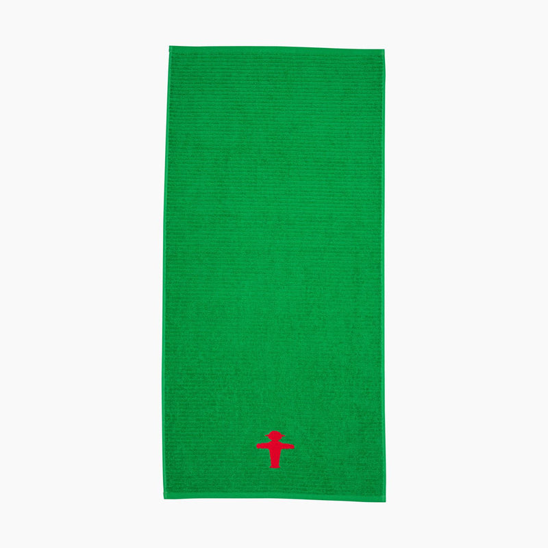 Ampelmann-WASSERMANN-Handtuch-grün-Steher