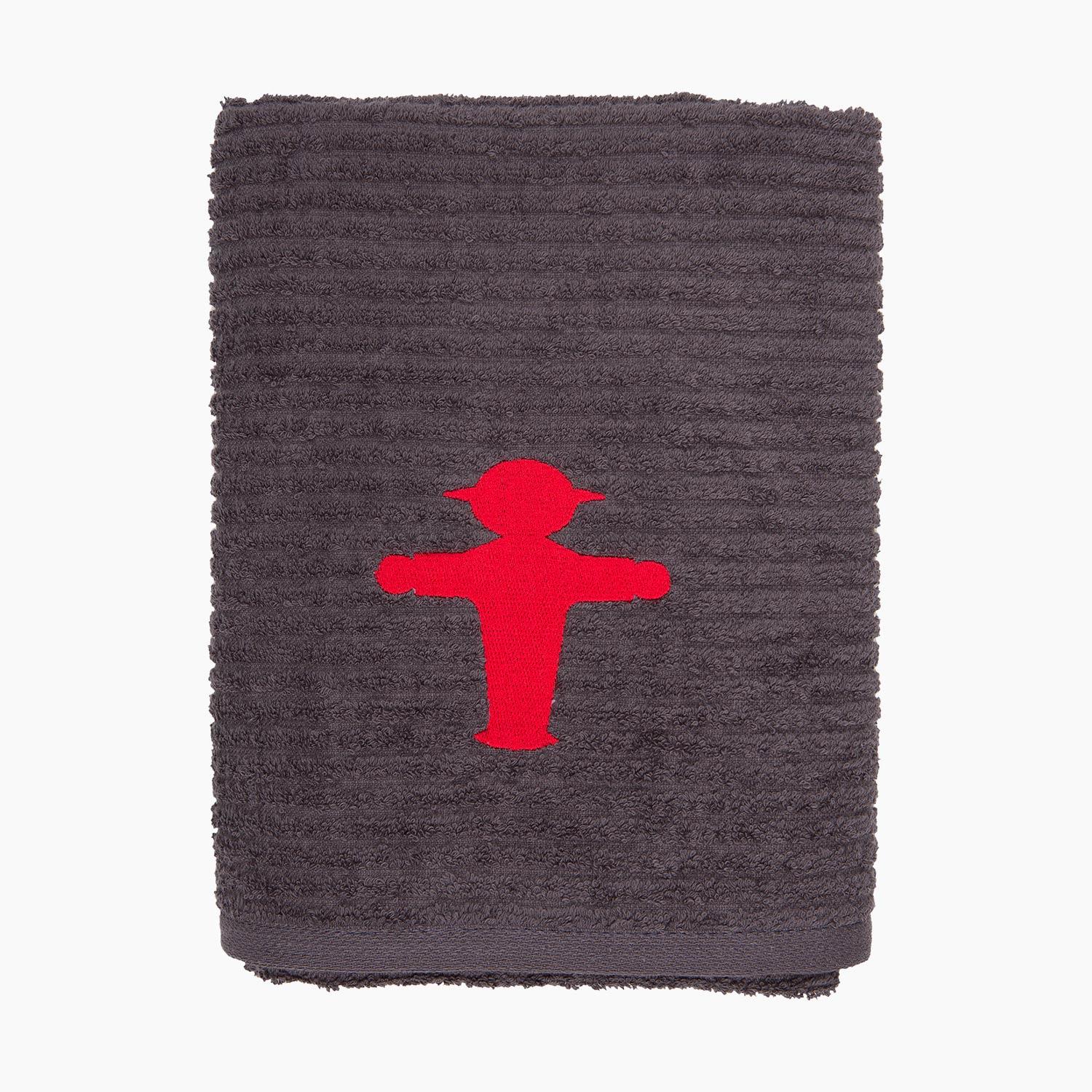 Ampelmann-WASSERMANN-Handtuch-graphit-Steher