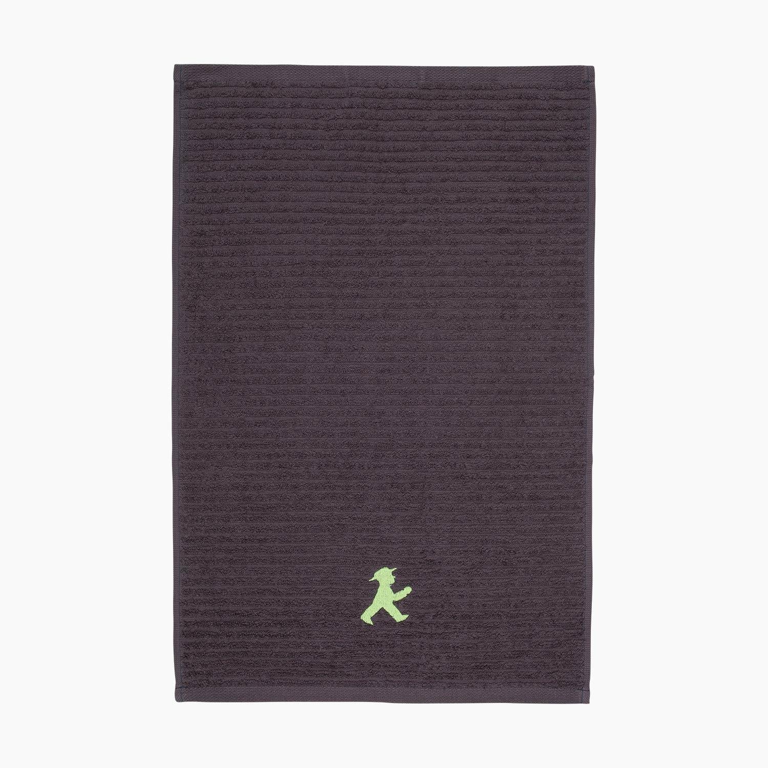 Ampelmann-WASSERMÄNNCHEN-Gästetuch-graphit-Geher