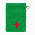 Ampelmann-MASSEUR-Waschhandschuh-grün-Steher