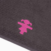 Ampelmann-WASSERFRAU-Handtuch-graphit-Stick-Ampelfrau