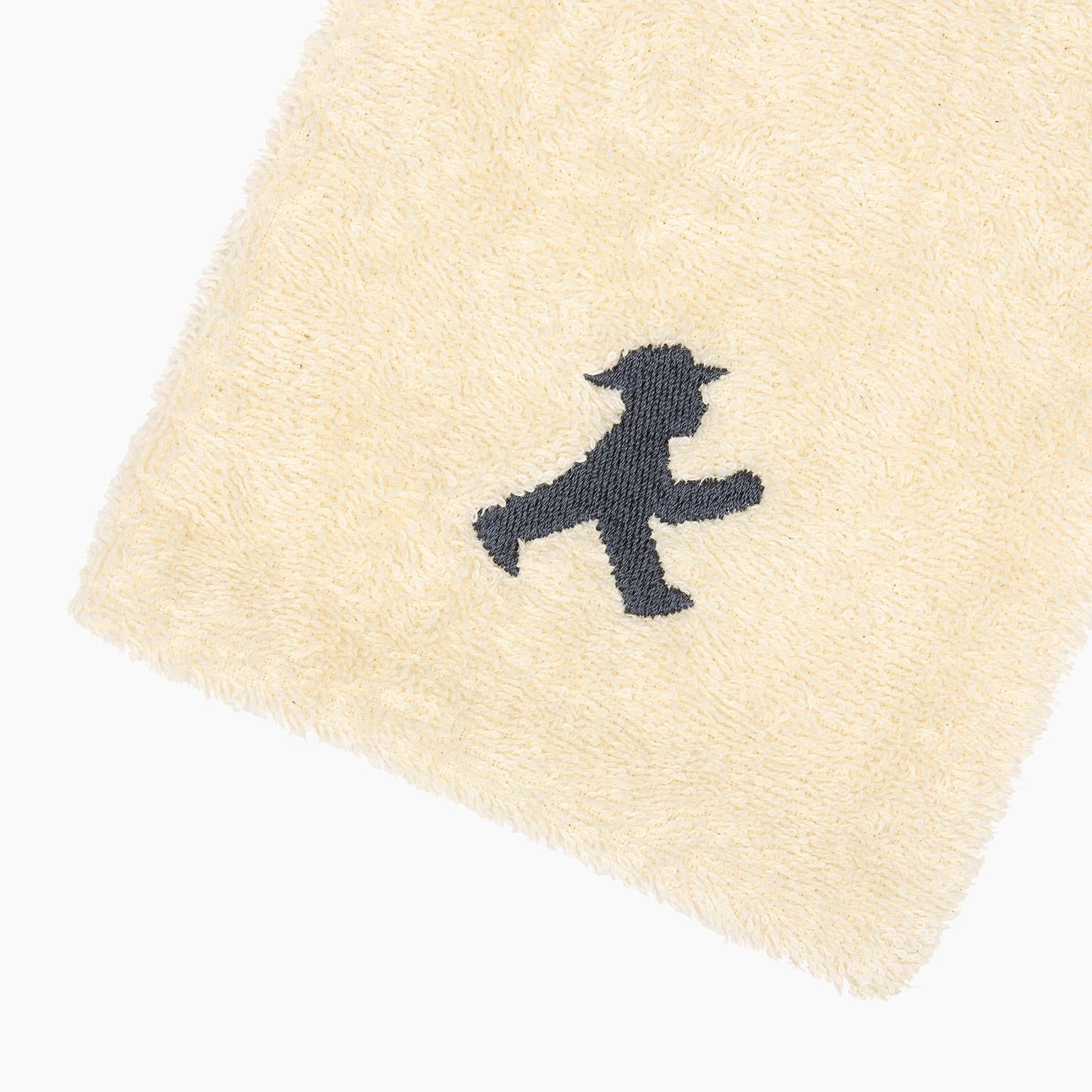 Ampelmann-MASSEUR-Waschhandschuh-natur/dunkelgrau-Geher