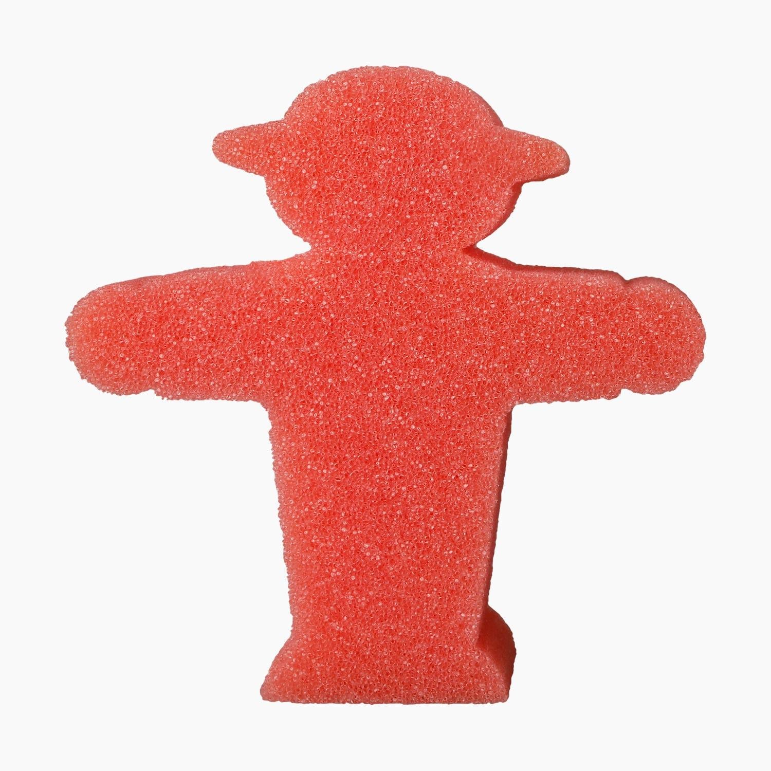 Ampelmann-HAUSHÄLTER-Küchenschwamm-rot/weiß-Steher