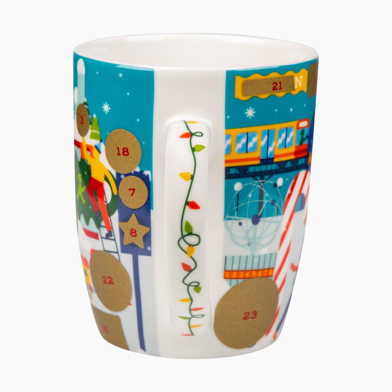 Ampelmann-WEIHNACHTSBOTE-Adventskalendertasse-bunt-Adventsmotiv