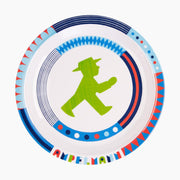 Ampelmann-NUDELHELD-Kinderteller-4-farbig-Muster-Design-Geher-grün