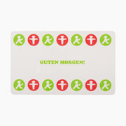 Ampelmann-NIMMERSATT-Frühstücksbrett-Guten-Morgen!