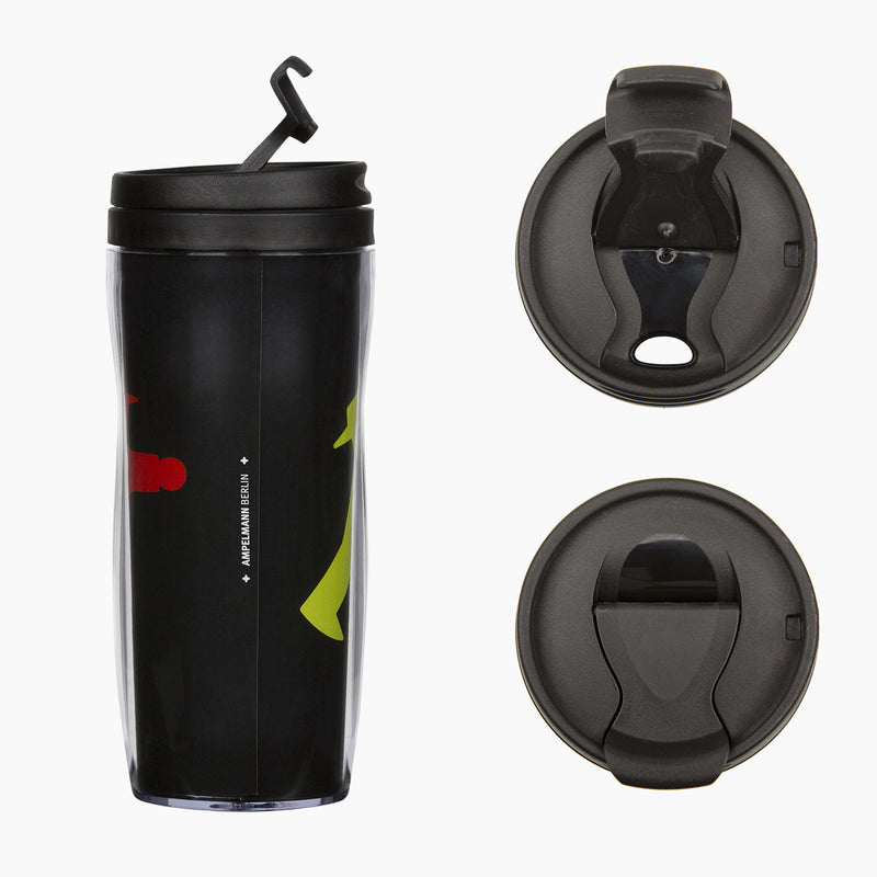 Ampelmann-WARMHALTER-Thermobecher-schwarz-Geher-&-Steher