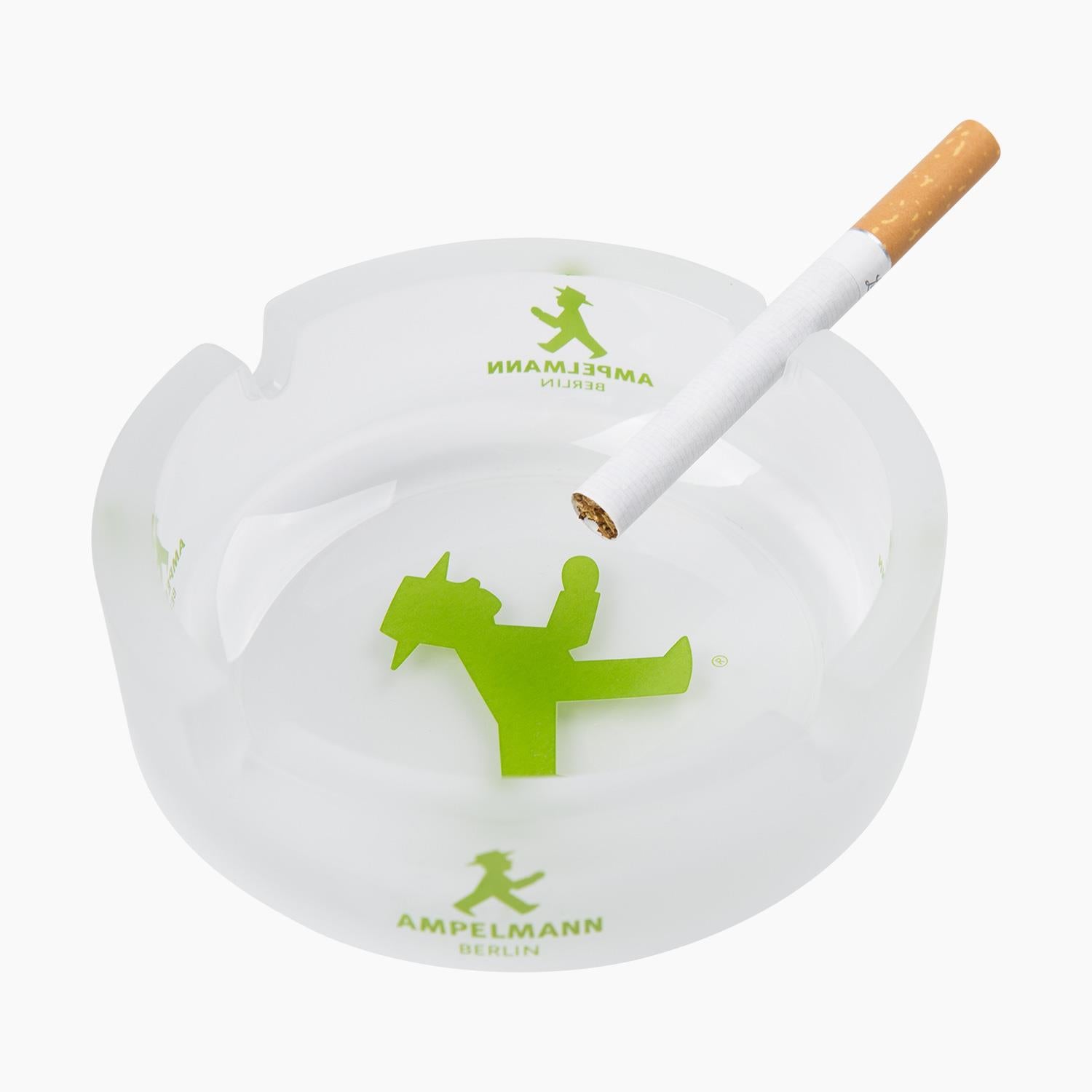 Ampelmann-ASCHER-Aschenbecher-Glas-Geher