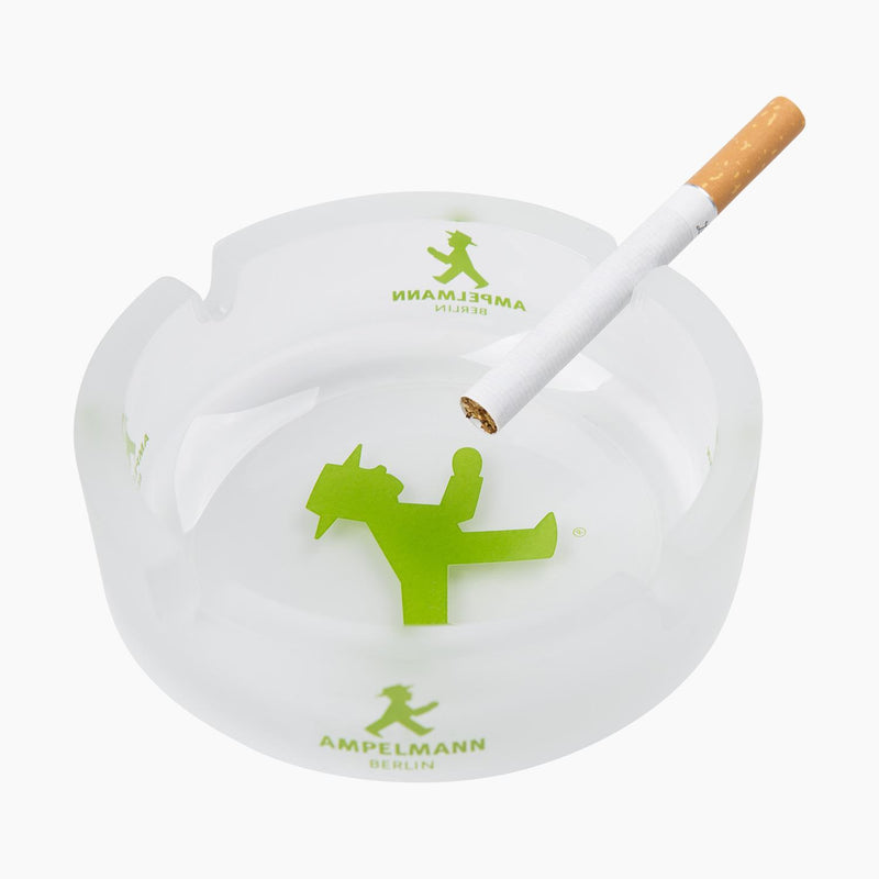 Ampelmann-ASCHER-Aschenbecher-Glas-Geher