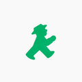 Ampelmann-FUMMEL-Radiergummi-grün-Geher