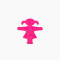 Ampelmann-LEHRERIN-Radiergummi-rosa-Ampelfrau