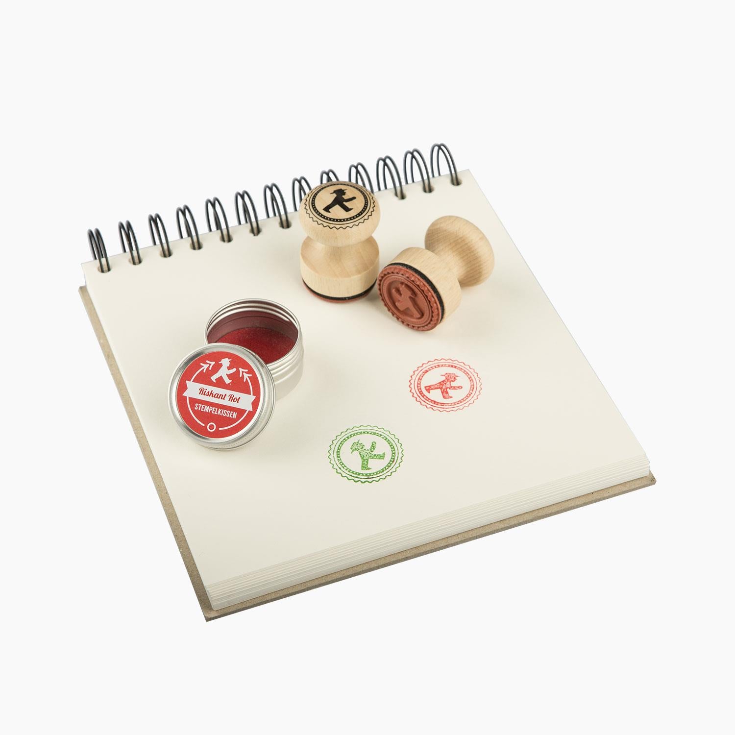 Ampelmann-STEMPELMANN-Geher-Buchenholz-lackiert-Ø30mm
