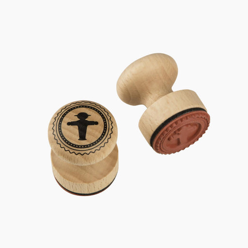 Ampelmann-STEMPELMANN-Steher-Buchenholz-lackiert-Ø30mm