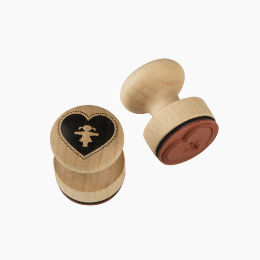 Ampelmann-STEMPELFRAU-Ampelfrau-Herz-Buchenholz-lackiert-Ø30mm