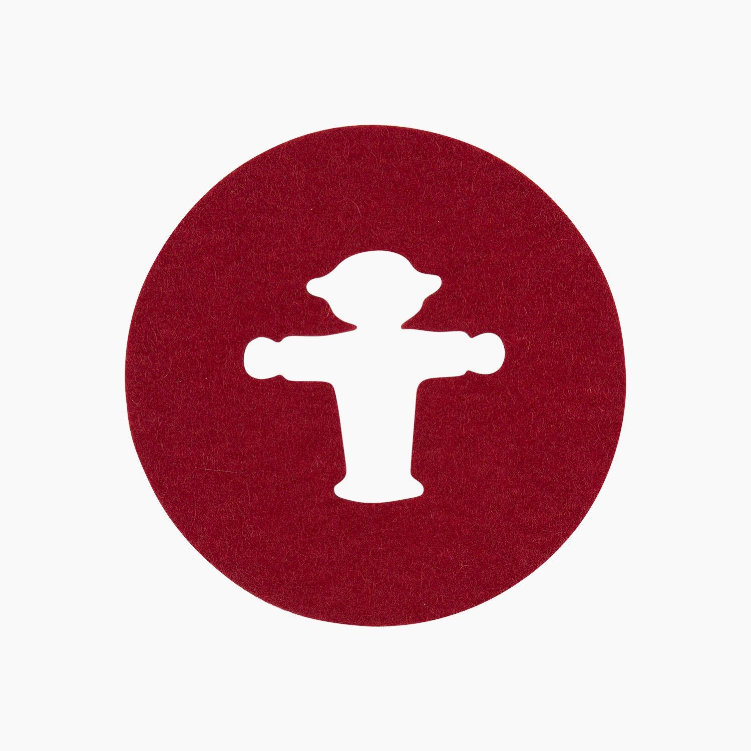 Ampelmann-DRUNTERSETZER-klein-Untersetzer-rot-Steher