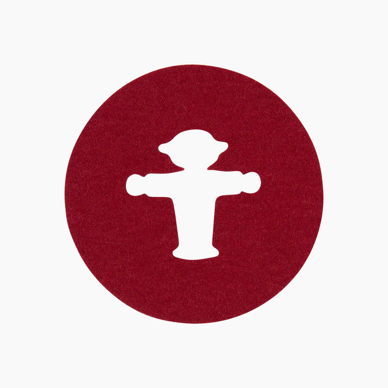 Ampelmann-DRUNTERSETZER-klein-Untersetzer-rot-Steher