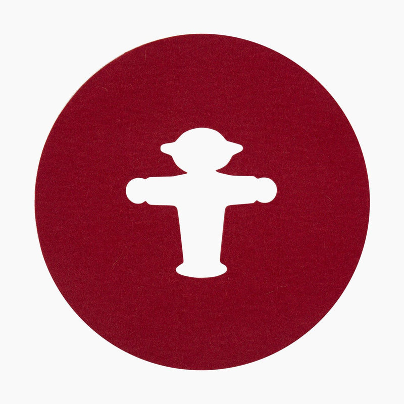 Ampelmann-DRUNTERSETZER-groß-Untersetzer-rot-Steher