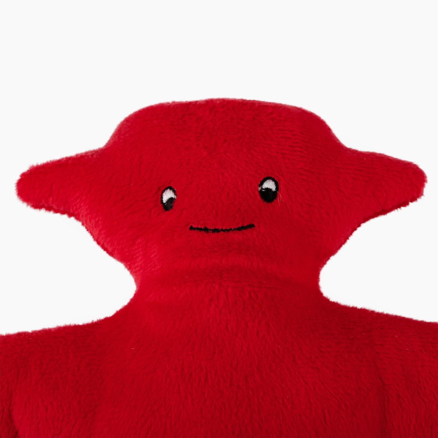Ampelmann-KNUDDELMANN-Stoffplüschpuppe-rot-Steher