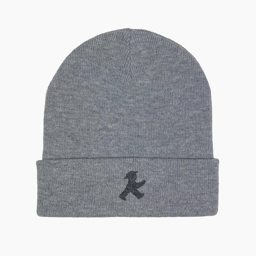 Ampelmann-WINTERFREUND-Mütze-hellgrau-melange-Geher-dunkelgrau-reflektierend