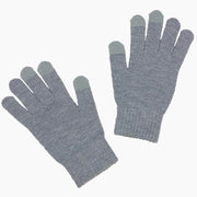 Ampelmann-WINTERGEFÄHRTEN-Handschuhe-dunkelgrau-melange-Geher-schwarz-reflektierend-L/XL