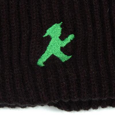 Ampelmann-WINTERSCHRECK-Mütze-schwarz-Geher-Einheitsgröße