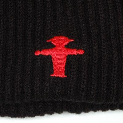 Ampelmann-WINTERSCHRECK-Mütze-schwarz-Steher-Einheitsgröße