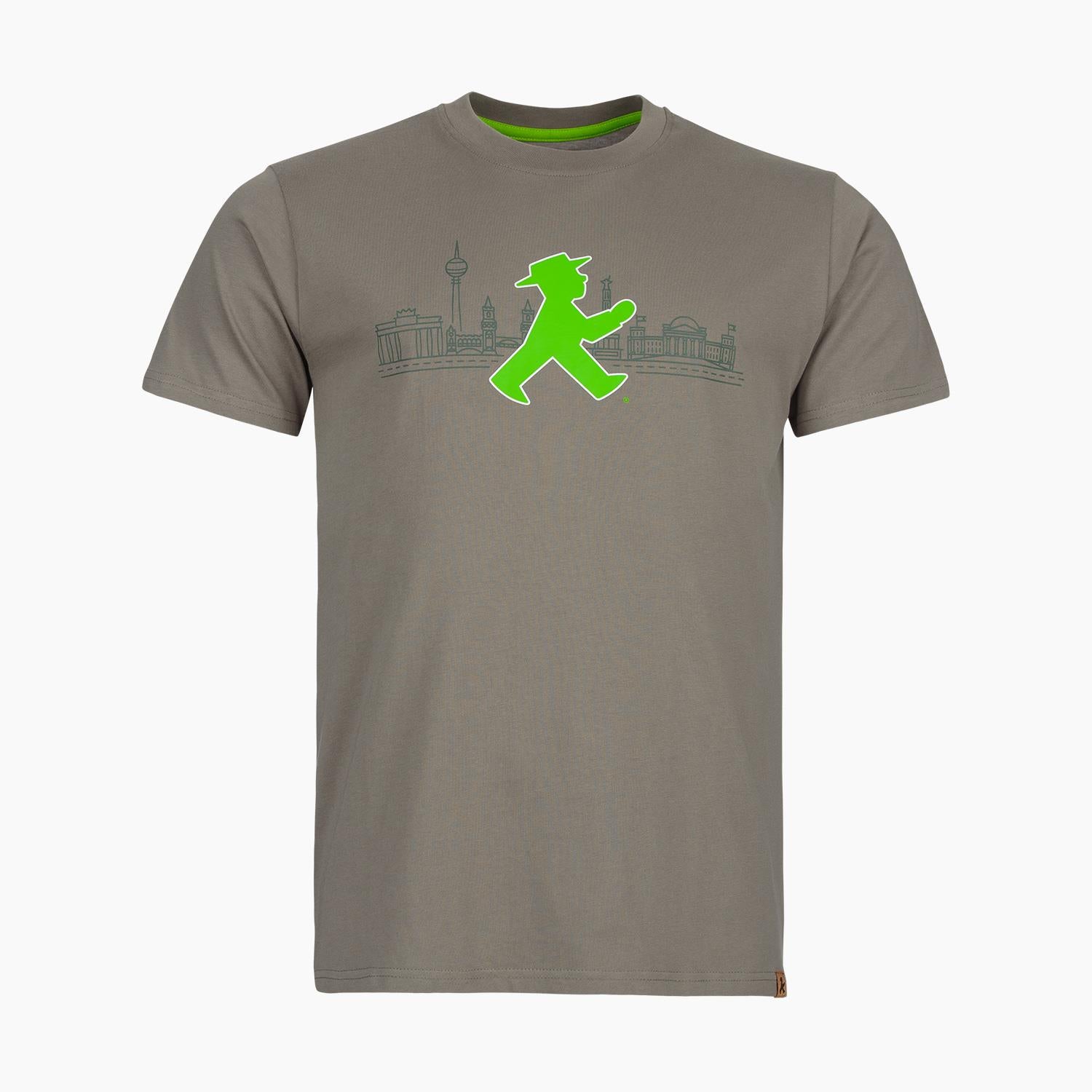 Lässiges Berlin-T-Shirt mit Ampelmann-Aufdruck - Unisex  - aus 100% Baumwolle - optimaler Tragekomfort