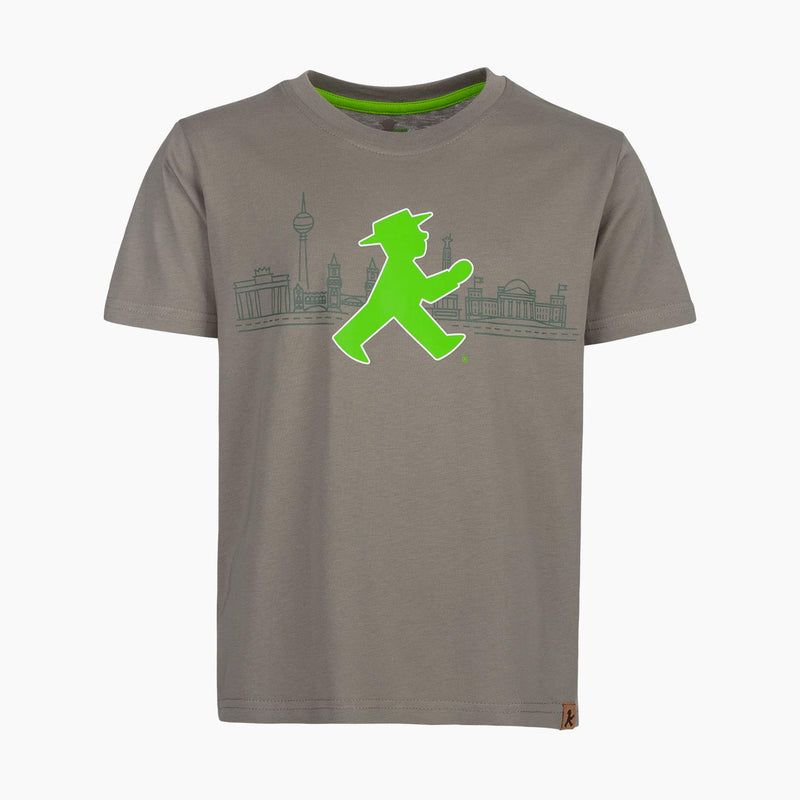Bequemes Berlin-T-Shirt für Kinder mit Ampelmann-Aufdruck - aus 100% Bio-Baumwolle  - optimaler Tragekomfort