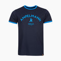 Ampelmann T-Shirt mit Schiftzug AMPELMANN & BERLIN - Unisex - mit hellblauen Farbakzenten - Baumwolle