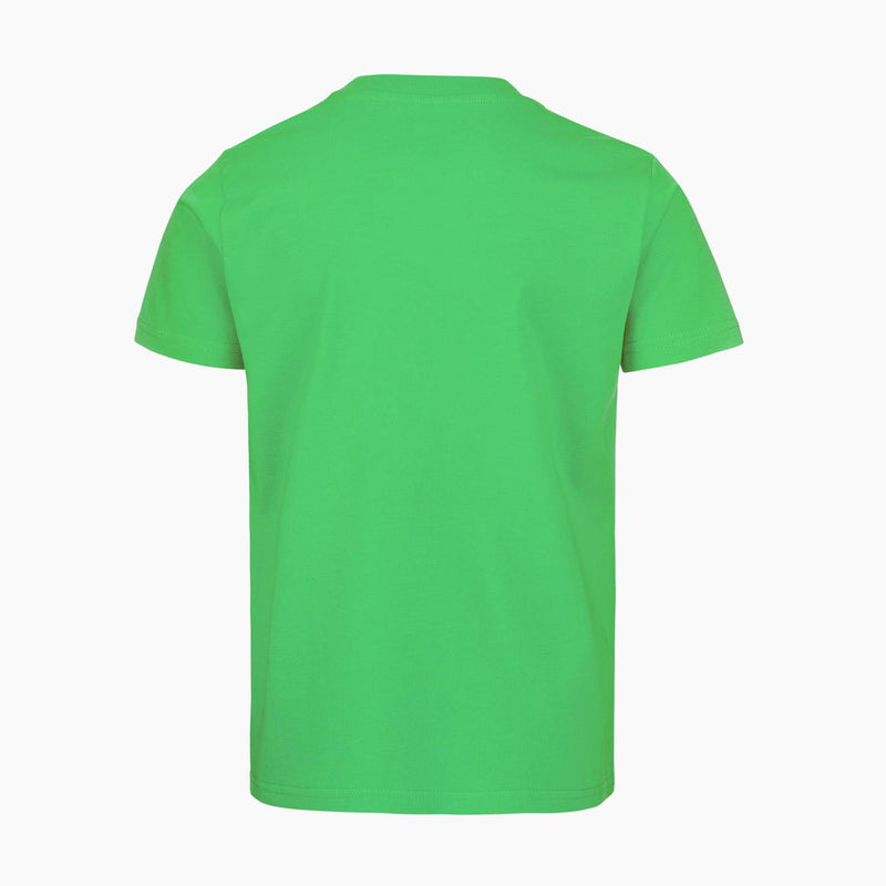 Knallgrünes Kinder-T-Shirt mit Ampelmännchen im Cartoon Style  - Single Jersey/ Bio-Baumwolle - Pflegeleicht