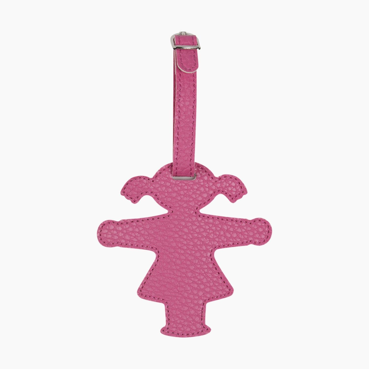 Ampelmann-REISEBEGLEITER-Kofferanhänger-pink-Ampelfrau