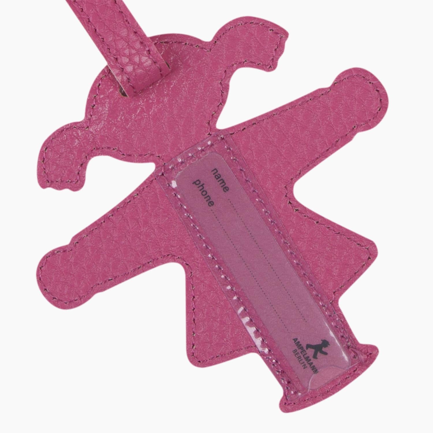 Ampelmann-REISEBEGLEITER-Kofferanhänger-pink-Ampelfrau