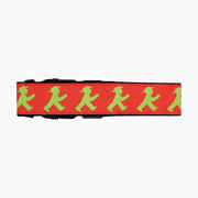 Ampelmann-KOFFERTRÄGER-Koffergurt-schwarz/rot-Geher
