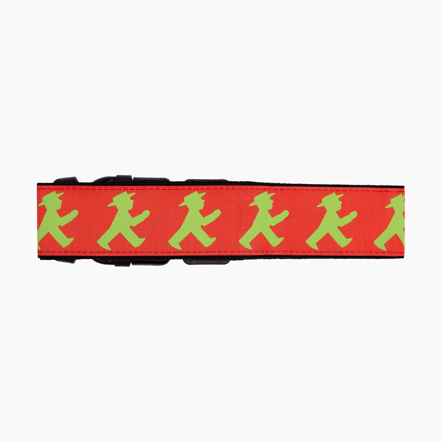 Ampelmann-KOFFERTRÄGER-Koffergurt-schwarz/rot-Geher