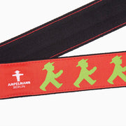 Ampelmann-KOFFERTRÄGER-Koffergurt-schwarz/rot-Geher