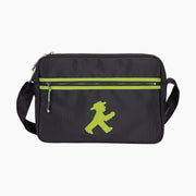 Ampelmann-TRAINER-Sporttasche-schwarz-Geher-grün