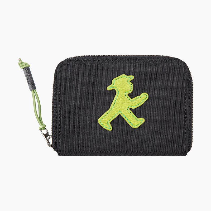 Ampelmann-SCHATZMEISTER-Geldbörse-schwarz-Geher-grün