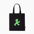 Ampelmann-SCHWARZHÄNDLER-BASIC-Stoffbeutel-schwarz-Geher/Steher