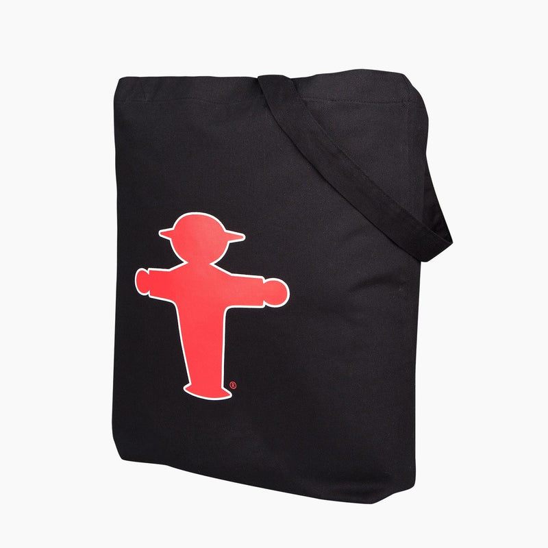 Ampelmann-SCHWARZHÄNDLER-BASIC-Stoffbeutel-schwarz-Geher/Steher