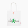 Ampelmann-HAUPTSTADTTASCHE-Stoffbeutel-naturweiß-Geher-vor-Silhouette-Berlin