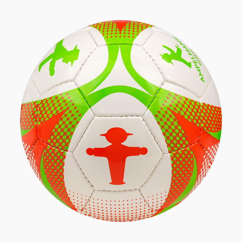 Ampelmann-SPIELMACHER-PROFIBALL-NEU-Fußball-weiß/rot/grün-Geher/Steher/Ampelmann