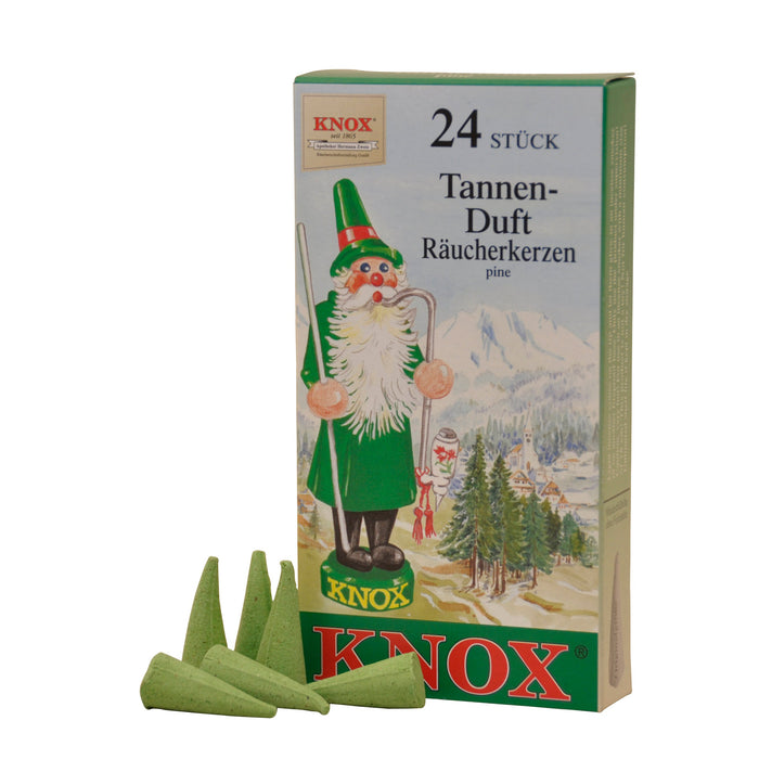 Knox Räucherkerzen mit Tannenduft - 24 Stück