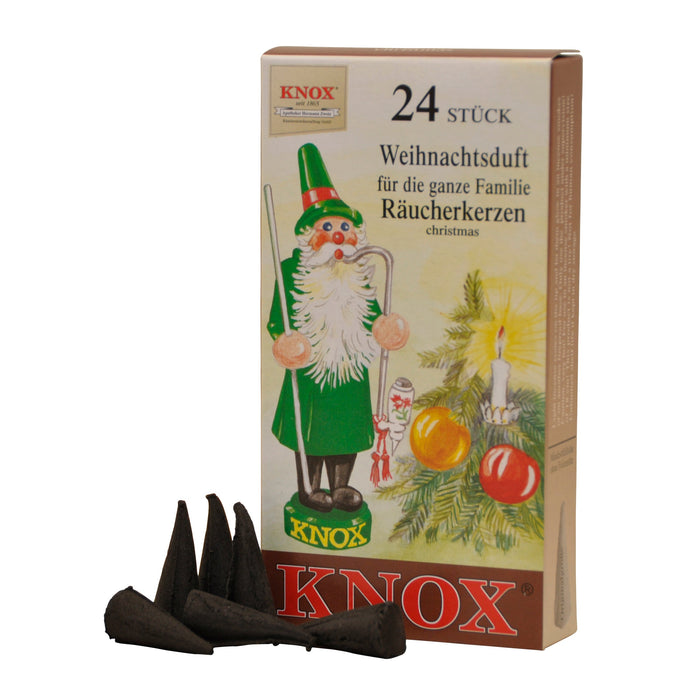 Knox Räucherkerzen - Weihnachtsduft, 24 Stück