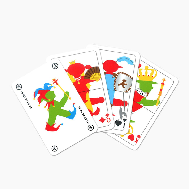 Ampelmann-FALSCHSPIELER-Poker-/Romme-Spielkarten-52-Karten-+-3-Joker