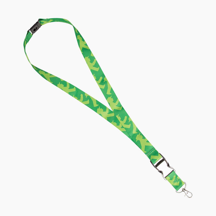 Ampelmann Schlüsselanhänger GEHER grün