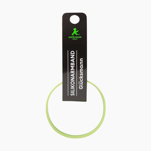Ampelmann-GLÜCKSMANN-Silikonarmband-grün-Geher-mit-Silhouette-&-BERLIN