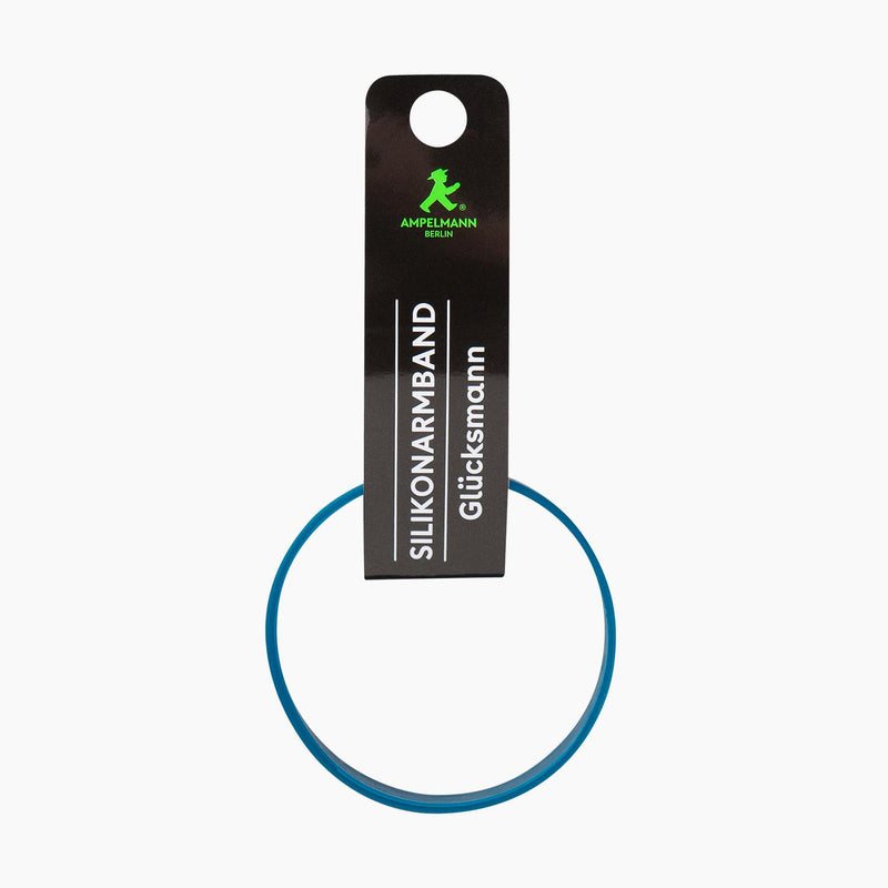 Ampelmann-GLÜCKSMANN-Silikonarmband-blau-Geher-&-You'll-Never-Walk-Alone