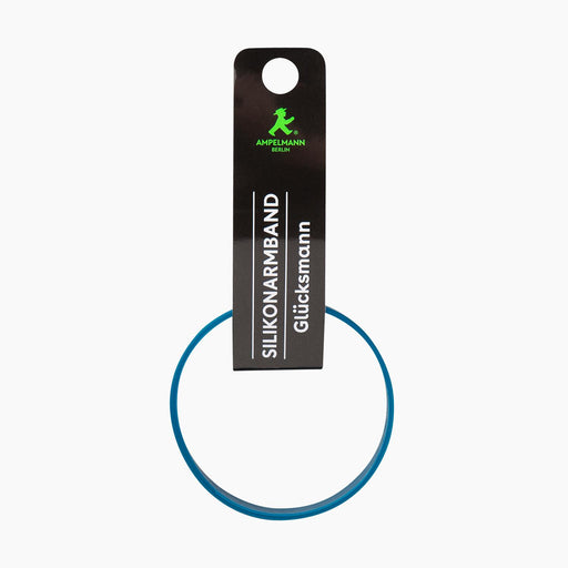 Ampelmann-GLÜCKSMANN-Silikonarmband-blau-Geher-&-You'll-Never-Walk-Alone